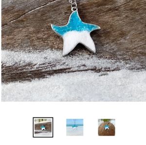 Little Rock Sand Starfish Necklace
